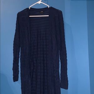 Navy blue cardigan